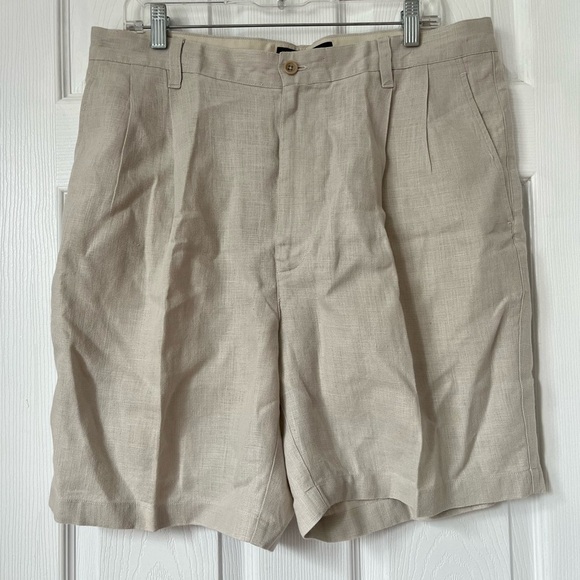 Banana Republic Other - Banana Republic Mens Linen Pleated Shorts Size 36